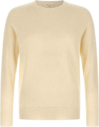 Maryya Crew-Neck Sweater With Slits