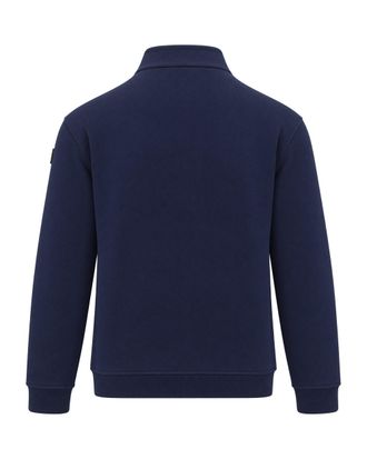 K-Way Half-Zip Cotton-Cashmere Knit Sweater - Navy