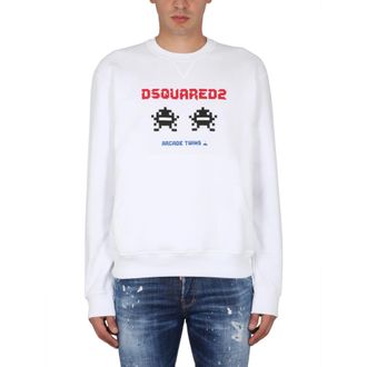 Dsquared2 Sweatshirts, male, White, Size: M Cool Fit Sweatshirt