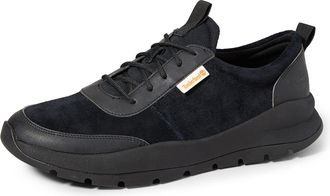 Timberland Mens Boroughs Project Leather Oxford Low-top Sneakers, Black (Black Suede), 7.5 UK