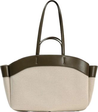 Generic Compatible For Womans shoulder bag Leisure and portable bucket-shaped Womens handbag(Army green)