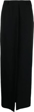 Dries Van Noten Sisma Lg Emb 7216 Ww Skirt - Dames - Maxi Rokken - Zwart - M - Rokken