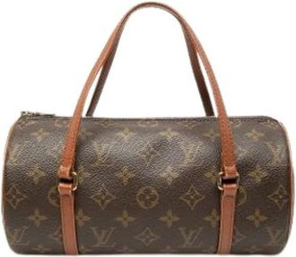 Louis Vuitton Pre-owned Papillon 26 - Dames - Vintage Handtas - Bruin - ONE Size - Leer - Vintage