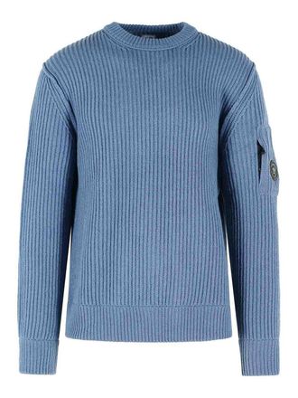 C.P. Company C. P. Company Blue Wool Blend Sweater
