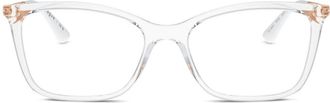 Vogue Eyewear two-tone square-frame glasses - women - Acetate - 53 - White