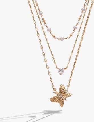 Alex and Ani Festival Stranded Butterfly necklace in Gold at Nordstrom