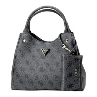 Guess Tassen, Dames, Zwart, ONE Size, Leer, Handbag