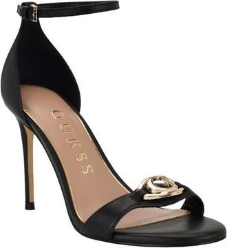 Guess Kabrina Ankle Strap Sandal in Black at Nordstrom, Size 8.5