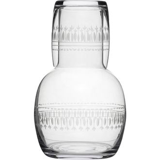 The Vintage List Ovals Carafe & Glass in Clear at Nordstrom