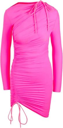 Balenciaga Mini Jurk - Dames - Korte kleedjes - Roze - S - Nylon - Kleedjes
