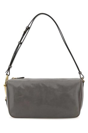 Gucci Grey Half Horsebit medium shoulder bag