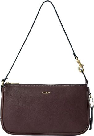Coach Plaza 22 Schoudertas - Dames - Mini tas - Bruin - ONE Size - Leer - Tassen