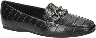 Easy Street Amber Loafer in Black Croco at Nordstrom, Size 8.5