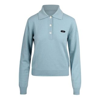 N&deg;21 Dames, Tops, Blauw, Maat: XL Wol