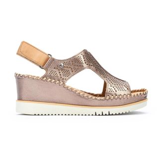 Pikolinos Aguadulce Wedge Sandal - Dames - Sleehakken - Bruin - 40 EU - Leer - Schoenen