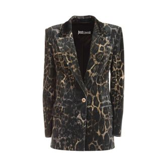 Just Cavalli Blazer Corto Texturizzato - - Jackets - Donna - Multicolore - L