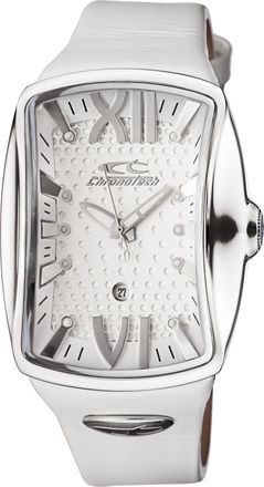 Chronotech Mens White Dial Watch - One Size
