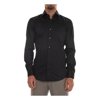 HUGO BOSS Hugo, Casual Shirts, male, Black, Size: 2XL H-Hank Dress shirt