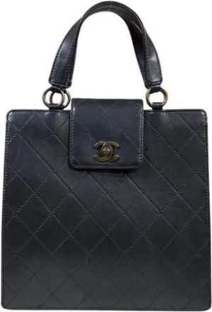 Chanel Pre-owned Matelasse Handbag - Dames - Vintage Handtas - Zwart - ONE Size - Vintage