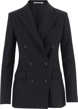 Tagliatore Parigi Blazer - Dames - Blazers - Zwart - 3XL - Wol - Jassen
