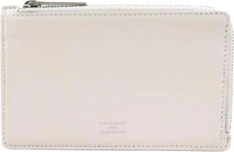 Balenciaga Pre-owned Card Case - Dames - Vintage Accessoires - Beige - ONE Size - Leer - Vintage
