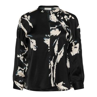 Inwear Meadow Blouse - Dames - Blouses & Shirts - Zwart - Maat: S/M Viscose