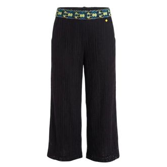 Trussardi Pantaloni a righe in pizzo - - Trousers - Donna - Nero - S