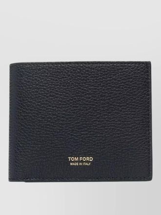 Tom Ford grain leather t line bi fold wallet