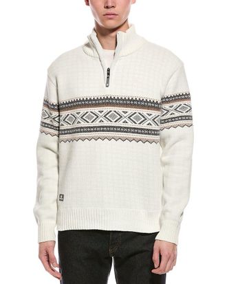 Point Zero Semi Fit 1/4-Zip Mock Neck Sweater
