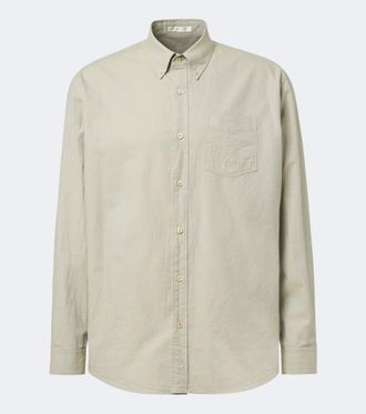 The Row Pompeo cotton chambray shirt