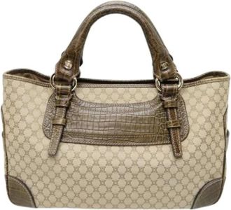 Celine Pre-owned Handbags, female, Beige, Size: ONE SIZE Pre-owned Vintage Handbag
