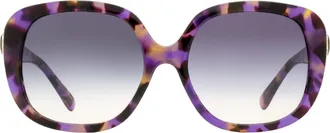 Coach HC8292 C-Hinge Butterfly Sunglasses - Purple