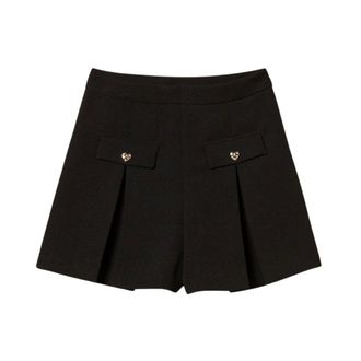Twinset Dames, Korte broeken, Zwart, Maat: XS