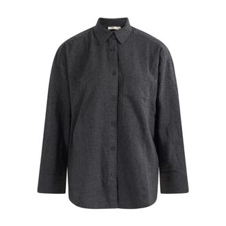 By Malene Birger Derris Flannel - - Blouses & Shirts - Donna - Grigio - S