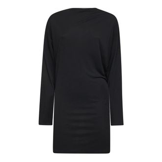 Jacquemus Overhemden, Dames, Zwart, M, Mistral Jurk