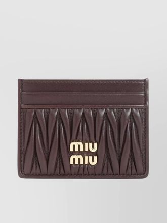 【MIU MIU】Small Leather Wallet/追跡+関税+全国送料込み miu miu wallet Materasse leather Authentic USED Q592 | eBay