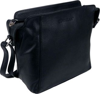 Rowallan Ladies Leather Small Shoulder Bag - Black