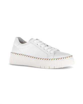 Gabor Womens Low-Top Sneaker In White/multi