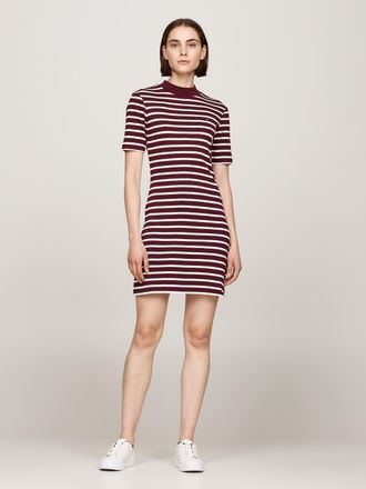 Tommy Hilfiger Shirtkleid »SLIM CODY MOCK-NK DRESS« mit Mock-neck