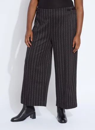 Lyss&eacute; Isabel Wide Leg Ponte Pant Curvy (27 Inseam)