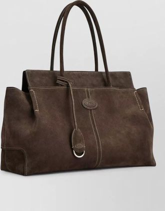 Tod's medium suede shoulder bag