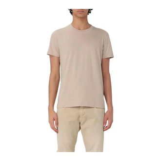 Peuterey T-Shirts, male, Beige, 2XL, Short Sleeve Crew Neck Tee