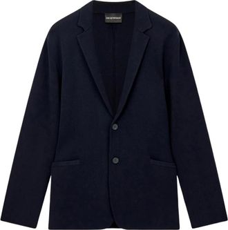 Emporio Armani Blazer monopetto - - Jackets - Uomo - Blu - L