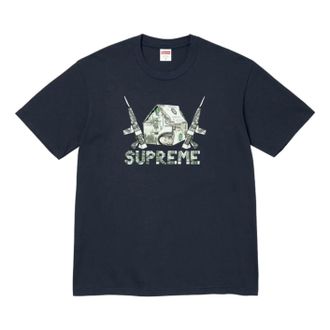 SUPREME SS26 Origami T-Shirt Navy SUP-SS26-160-NVY