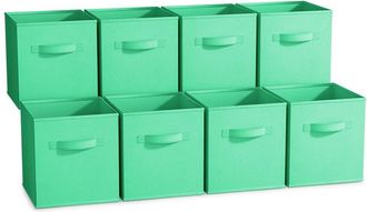 Sorbus 11in 8 Pack Foldable Storage Bins