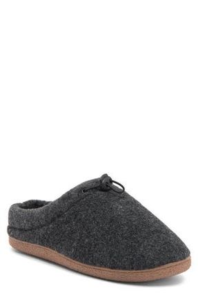 Abound Casey Faux Fur Lined Clog Slipper in Black Heather at Nordstrom Rack, Size X-Large