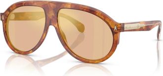 Moncler Stijlvolle zonnebril in Havana/Bruin - unisex - Zonnebrillen - Bruin - 59 MM - Accessoires