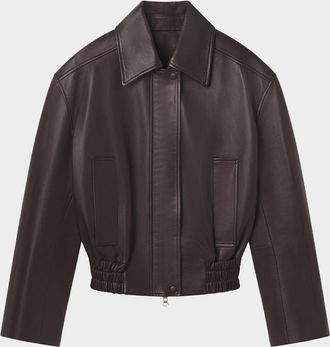 A.L.C. Otto Leather Bomber Jacket