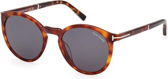 Tom Ford FT1021 ELTON 53A Mens Sunglasses Tortoiseshell Size 51