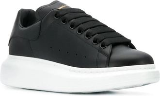 Alexander McQueen Zwarte Sneakers voor Vrouwen - Dames - Sneakers - Zwart - 35 EU - Leer - Schoenen